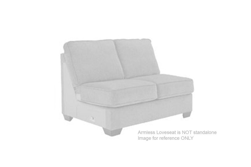Tracling Slate Armless Loveseat - 7260034 - Gate Furniture