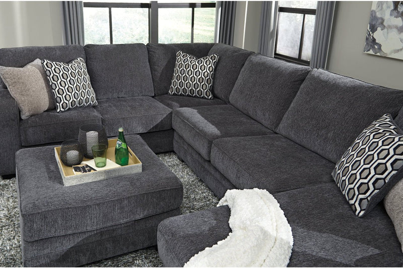 Tracling Slate Oversized Ottoman - Gate FurnitureOttoman