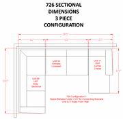 Tracling Slate RAF Sectional - Gate Furniture