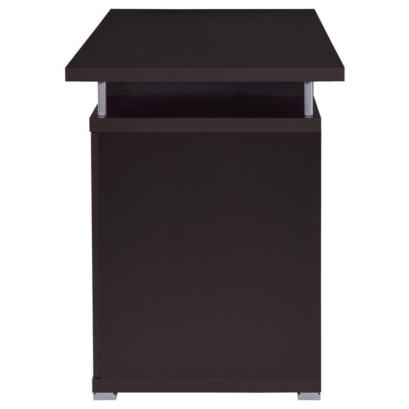 Tracy 55-inch 2-drawer Office Computer Desk Cappuccino - 800107