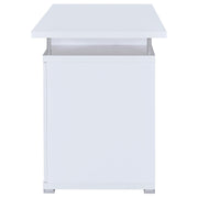 Tracy 55-inch 2-drawer Office Computer Desk White - 800108