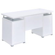Tracy 55-inch 2-drawer Office Computer Desk White - 800108