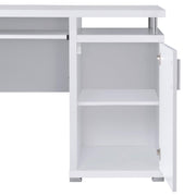 Tracy 55-inch 2-drawer Office Computer Desk White - 800108