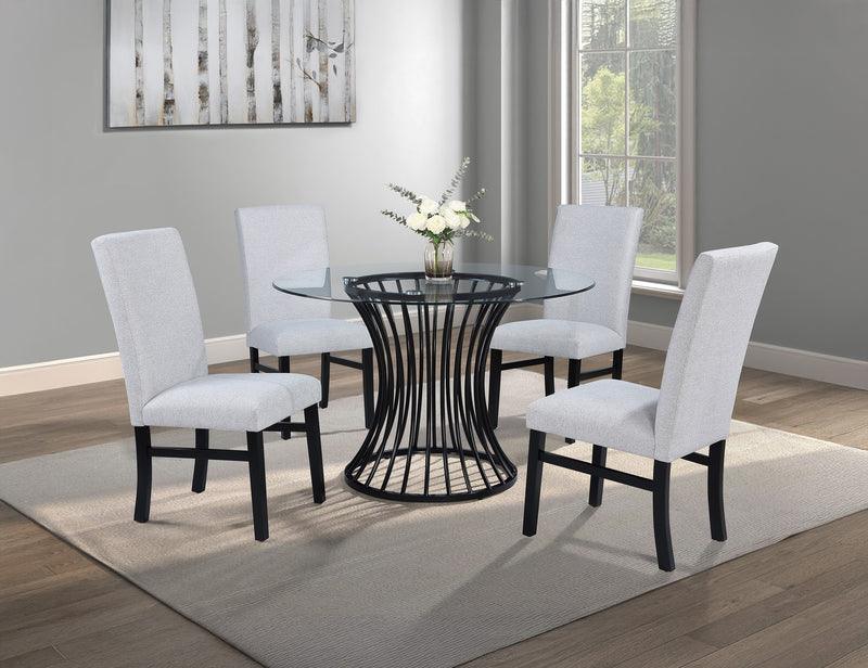 Tracy Dove Round Dining Set - Gate FurnitureDining Room Set