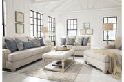 Traemore Linen Loveseat - Gate FurnitureLoveseat