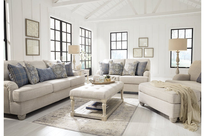 Traemore Linen Loveseat - Gate FurnitureLoveseat