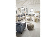 Traemore Linen Ottoman - Gate FurnitureOttoman
