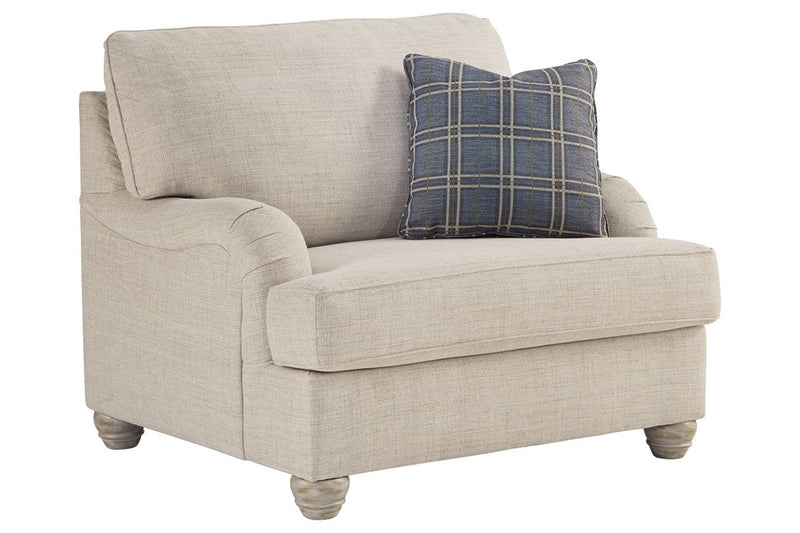 Traemore Linen Oversized Chair - Gate FurnitureAccent Chair