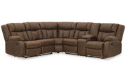 Trail Boys Walnut 2 - Piece Reclining Sectional - Gate FurnitureReclining Sectional