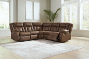 Trail Boys Walnut 2 - Piece Reclining Sectional - Gate FurnitureReclining Sectional