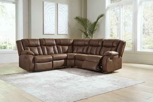 Trail Boys Walnut 2 - Piece Reclining Sectional - Gate FurnitureReclining Sectional