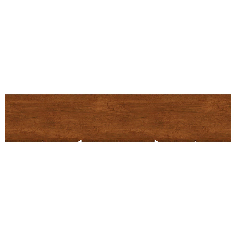 Trask 86-inch Wood TV Stand Media Console Mango Brown - 701790