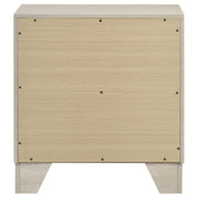 Trenton 2-drawer Nightstand Bedside Table Rustic Cream - 225062