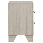 Trenton 2-drawer Nightstand Bedside Table Rustic Cream - 225062