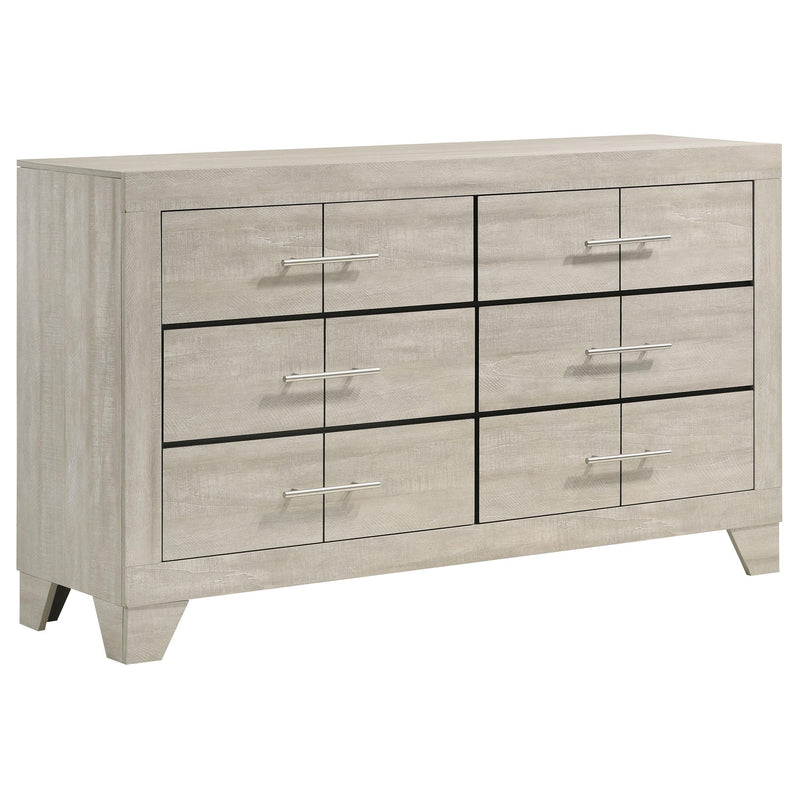 Trenton 5-piece Eastern King Bedroom Set Rustic Cream - 225061KE-S5
