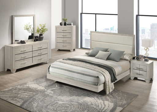 Trenton 5-piece Full Bedroom Set Rustic Cream - 225061F-S5