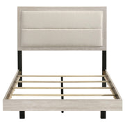 Trenton 54-inch Wood Full Panel Bed Rustic Cream - 225061F