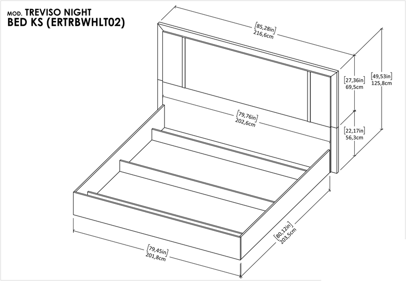 Treviso Bedroom SET - p10169