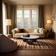 Treviso Marble Top And Mango Wood Base Coffee Table in Beige - 99092Beige-CT