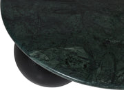 Treviso Marble Top And Mango Wood Base Coffee Table in Green - 99092Green-CT