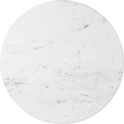 Treviso Marble Top And Mango Wood Base Coffee Table in White - 99092White-CT