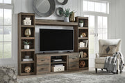 Trinell Brown 4-Piece Entertainment Center - EW0446W7