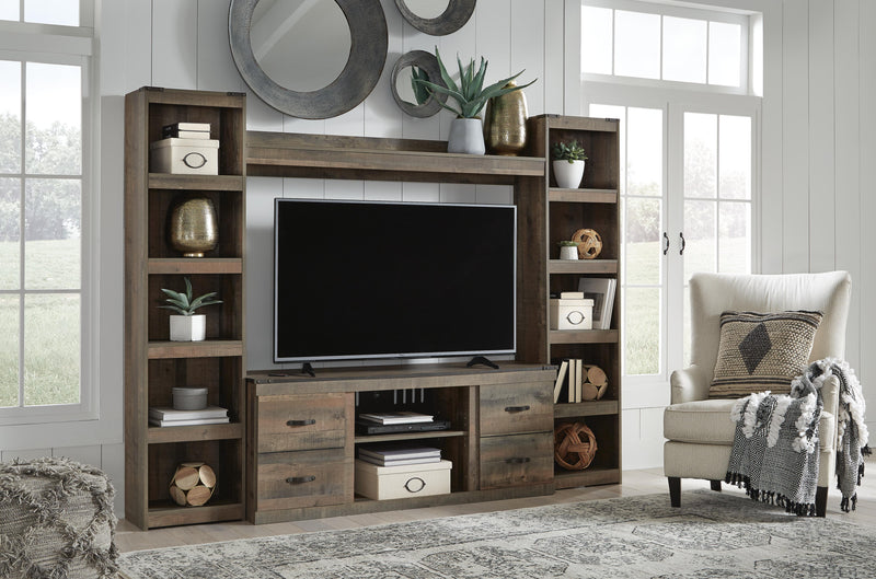 Trinell Brown 4-Piece Entertainment Center - EW0446W7