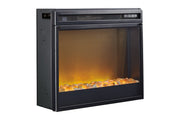 Trinell Brown 63" TV Stand with Electric Fireplace - Gate FurnitureTV Stand