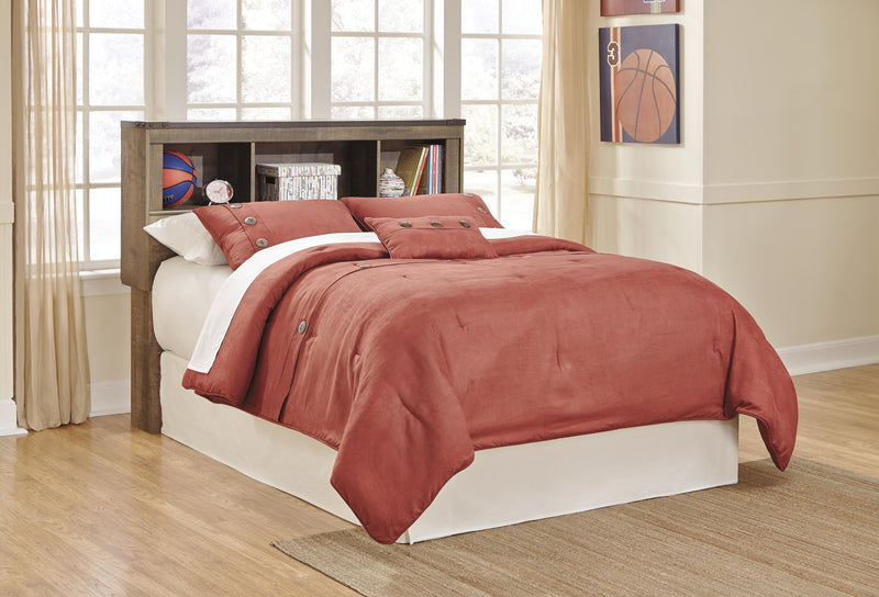 Trinell Brown Full Bookcase Bed with Storage - B446B91
