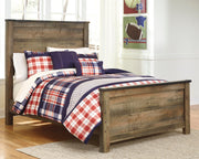 Trinell Brown Full Panel Bed, Dresser, Mirror and Nightstand - B446B78