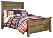 Trinell Brown Full Panel Bed with Storage and Dresser - B446B93