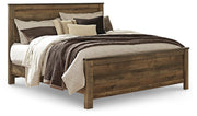 Trinell Brown King Panel Bed and Nightstand - B446B60
