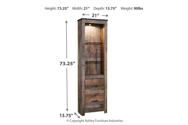 Trinell Brown Pier - Gate FurnitureEntertainment Center
