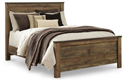 Trinell Brown Queen Panel Bed and Nightstand - B446B58