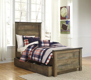 Trinell Brown Twin Panel Bed - Gate FurnitureTwin Bed