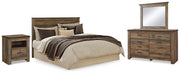 Trinell King/California King Panel Headboard, Dresser, Mirror and Nightstand - B446B99