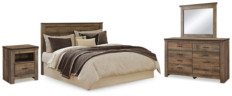 Trinell King/California King Panel Headboard, Dresser, Mirror and Nightstand - B446B99