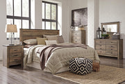 Trinell King/California King Panel Headboard with Dresser, Chest and 2 Nightstands in Brown - PKG005086