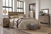 Trinell King/California King Panel Headboard with Dresser, Chest and Nightsand in Brown - PKG005083