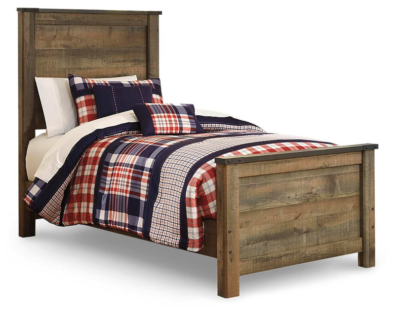 Trinell Twin Panel Bed, Dresser and Mirror - B446B77