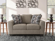 Triston-Peaks Suede Loveseat - 3020435