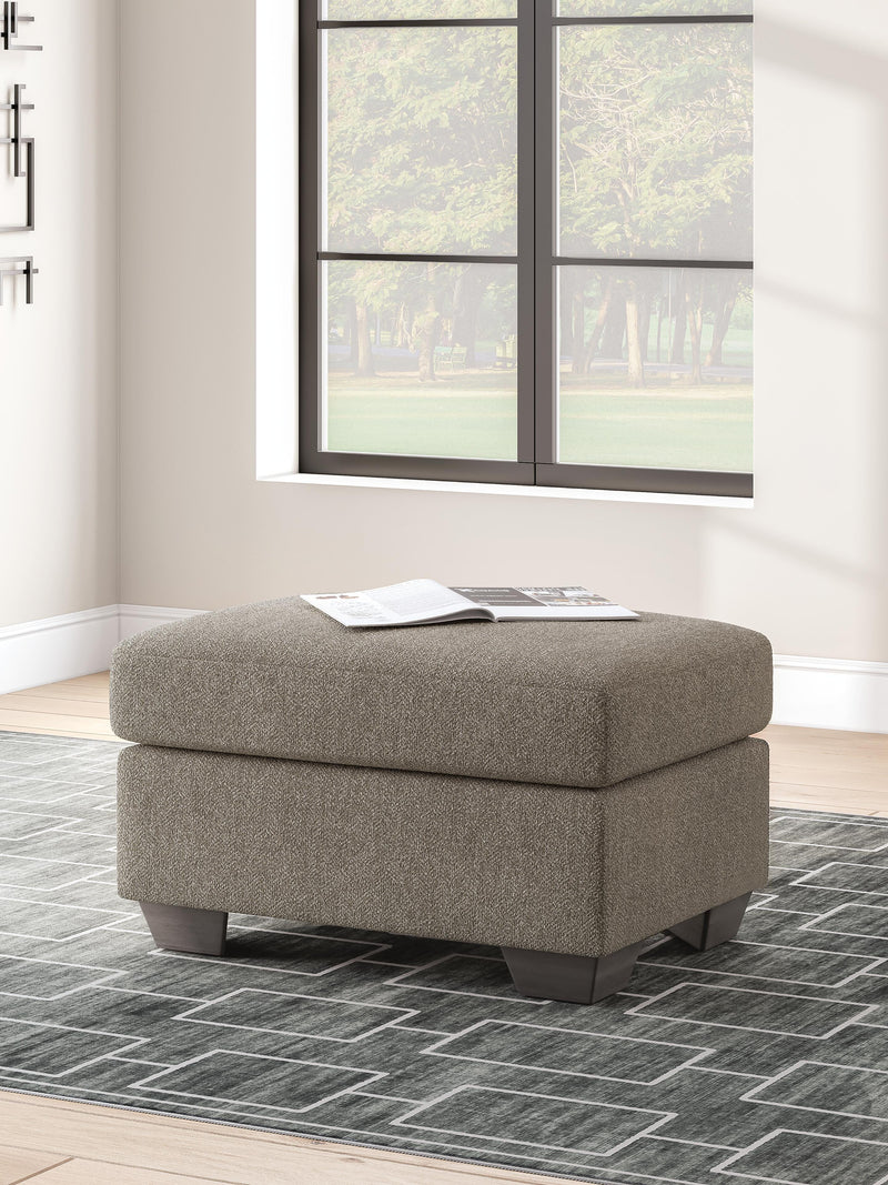Triston-Peaks Suede Ottoman - 3020414