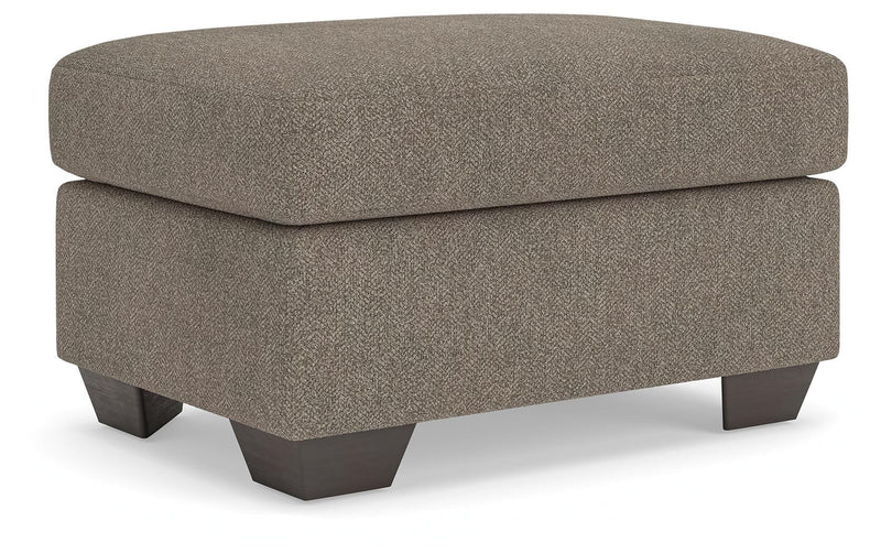 Triston-Peaks Suede Ottoman - 3020414