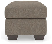 Triston-Peaks Suede Ottoman - 3020414