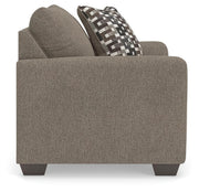 Triston-Peaks Suede Oversized Chair - 3020423