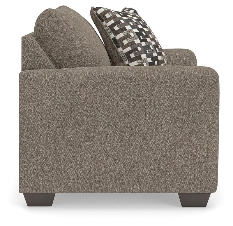 Triston-Peaks Suede Oversized Chair - 3020423
