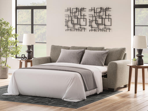 Triston-Peaks Suede Queen Sofa Sleeper - 3020439