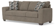 Triston-Peaks Suede Queen Sofa Sleeper - 3020439