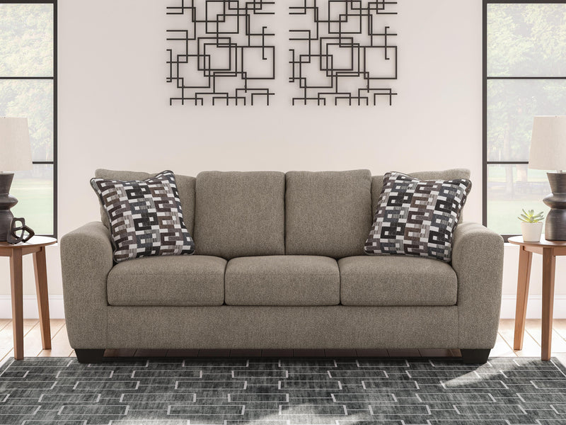 Triston-Peaks Suede Sofa - 3020438