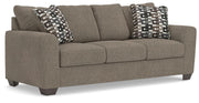 Triston-Peaks Suede Sofa - 3020438